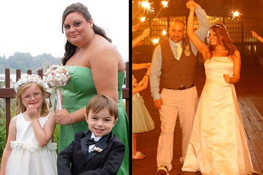 This Bridesmaid-Turned-Bride Lost 130 Pounds