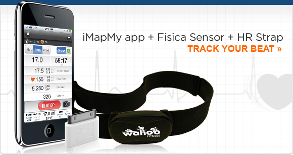 iMapMy app + Sensor + HR Strap